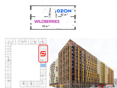 Московская область, о. Химки, д. Юрлово, ул. Пятницкая, к.1.1/продажа торгового помещения с арендаторами