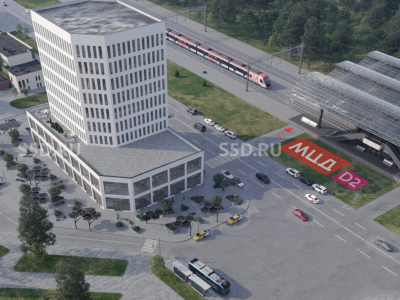 Москва, ЮЗАО, Ул. Джанкойская, ЗУ 5/Проект торгово-офисного центра у станции МЦД “Бутово” 7 820 м2