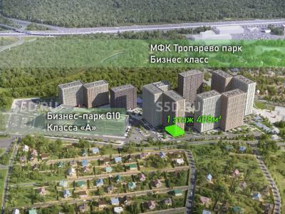 Москва, НАО, Тропарево Парк многофункциональный комплекс, к2.4 - 408 кв.м. - Продажа торгового помещения