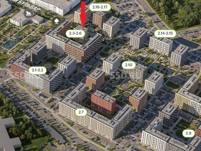 Москва, ЖК «Ильинские луга» к.2.3-2.6 / Аренда / Свободного назначения / 50 кв.м