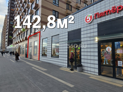 ул. Александры Монаховой, 87к4 - 142,8 кв. м. - Аренда торговой площади у выхода из метро