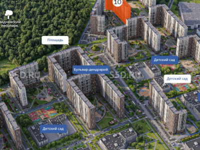 Московская область, Ленинский городской округ, д. Тарычево, ул. Фруктовые сады, к. 10/ 72.3 / Продажа ПСН