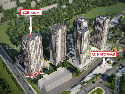Электролитный проезд дом 7к5 / 219 м2 / Продажа помещения с НДС в ЖК TopHills