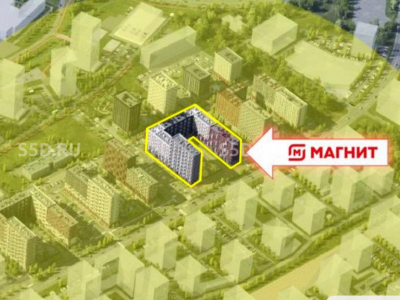 Москва, ЖК Новое Видное к 17 / 129,19 м2 / Продажа АБ с Магнит