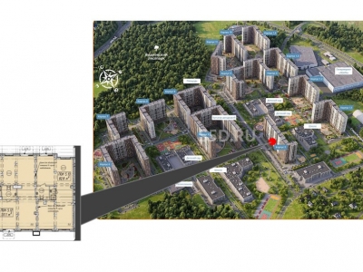 ЖК Первый Южный, к2, Ленинский г.о, МО/ 231.9 кв.м. / Продажа ГАБ/ Магнит