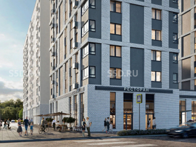 ЖК Дзен Кварталы, корпус 6.2.1 - 53,6 кв. м. - Продажа / Торговое помещение