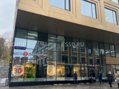 Москва, Новоданиловская наб., дом 6к1 - 353,5 кв.м. / Продажа торгового помещения с магазином Пятёрочка