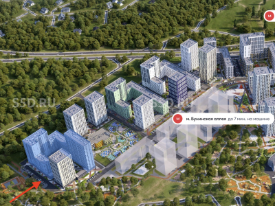 ЖК Бунинские Кварталы, 9.1 / Продажа / Помещение свободного назначения / 299 кв.м.