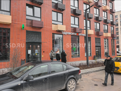 г. Москва, пос. Филимонковское, ЖК Середневский лес, к. 4.2/ 68,5 м²/ Торговое помещение с арендатором «Здравсити»
