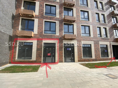 г. Москва, пос. Кокошкино, ш. Зайцевское, ЖК «Новое Внуково», корпус 17 - 88,3 М2 / АРЕНДА ТОРГОВОГО ПОМЕЩЕНИЯ