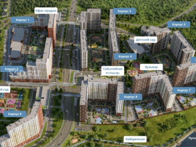 Московская обл., Ленинский г.о., д. Сапроново ЖК 1-й Донской - 138,7 м2  - Продажа торгового помещения