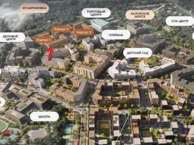 Москва, пос. Сосенское, д. Зимёнки, ЖК «Новое Летово», к. 1 - 47,6 кв. м. - Продажа / Помещение свободного назначения