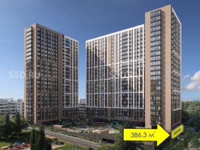 МО, Ленинский ГО, дер. Сапроново, ЖК «1-й Донской», к.5 – 386,3 М2 / Продажа помещения свободного назначения / Продажа ПСН