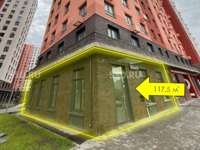 Московская обл., Люберцы, мкр-н Зенино ЖК Самолёт, Некрасовский пр.9 - 117,5 кв. м. / Продажа помещения свободного назначения