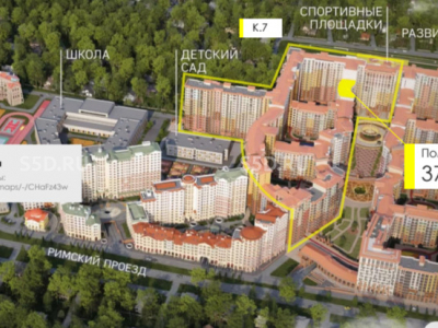 Московская область, пос.Развилка,  Римский проезд 13 - 377,5 кв.м. - ПРодажа ПСН