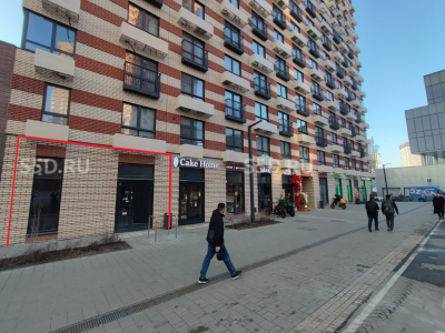 Москва, ЗАО, район Очаково-Матвеевское, Очаковское шоссе, 5к3- 190 м2 / Аренда торгового помещения в ЖК Матвеевский парк