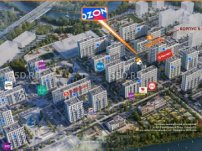 с. Ям, ЖК Прибрежный Парк - 67 кв. м. - Продажа / ГАБ / Ozon