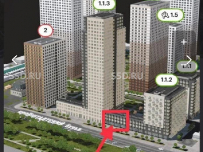 ЖК Кронштадтский 8, корпус 1.1.2 - 113 кв. м. - Продажа / Торговое помещение