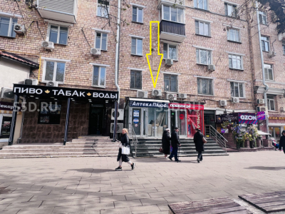 Москва, ЮАО, ул. Мастеркова, д. 3 / ГАБ / 31,6 кв. м.  / Аптеки Плюс у входа в метро