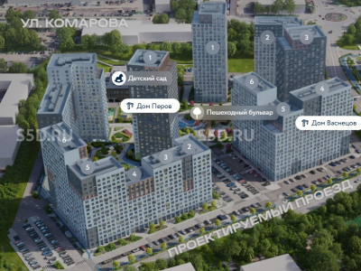 Московская обл., г. Мытищи, ул. Комарова, 17А/ ЖК «Страна. Парковая»/ 66.9  кв.м./ продажа торгового помещения в новостройке