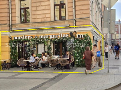 1-я Тверская-Ямская, д. 2с1 - 148.7 кв.м. / Продажа Готового Арендного Бизнеса / Ресторан-бар Masters&Margaritas