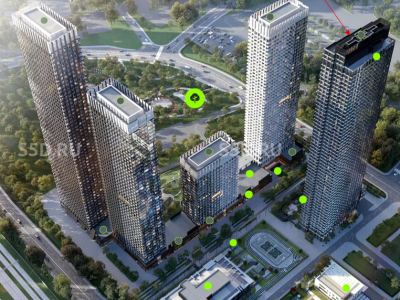 UPSIDE TOWERS, Огородный проезд 4/2 башня Эльбрус - 747 кв.м/ Аренда под Ресторан