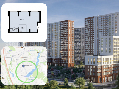 Московская обл., Ленинский г.о., д. Сапроново, ул. Южная/ 55,1 кв.м / Продажа  ПСН
