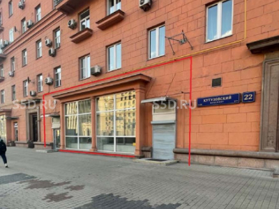 Кутузовский проспект, 22 / Аренда торгового помещения 479 м²