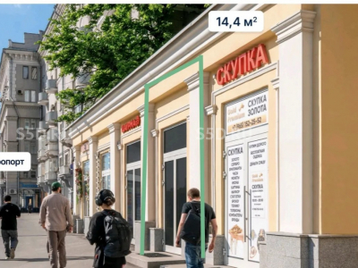 г. Москва, Ленинградский проспект, д.62, стр.26 - 14,4 м² / Аренда торгового помещения