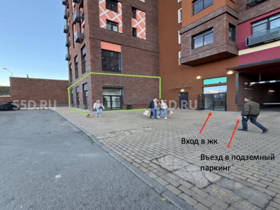 ЖК Римский - 147 кв.м. / Продажа углового торгового помещения у входа в ЖК