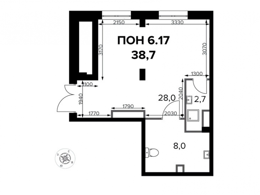 планировка помещения