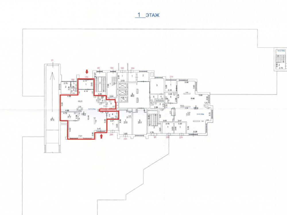 планировка помещения