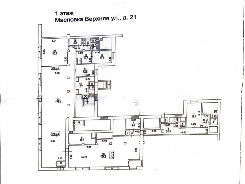 планировка помещения