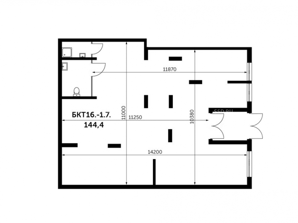 планировка помещения