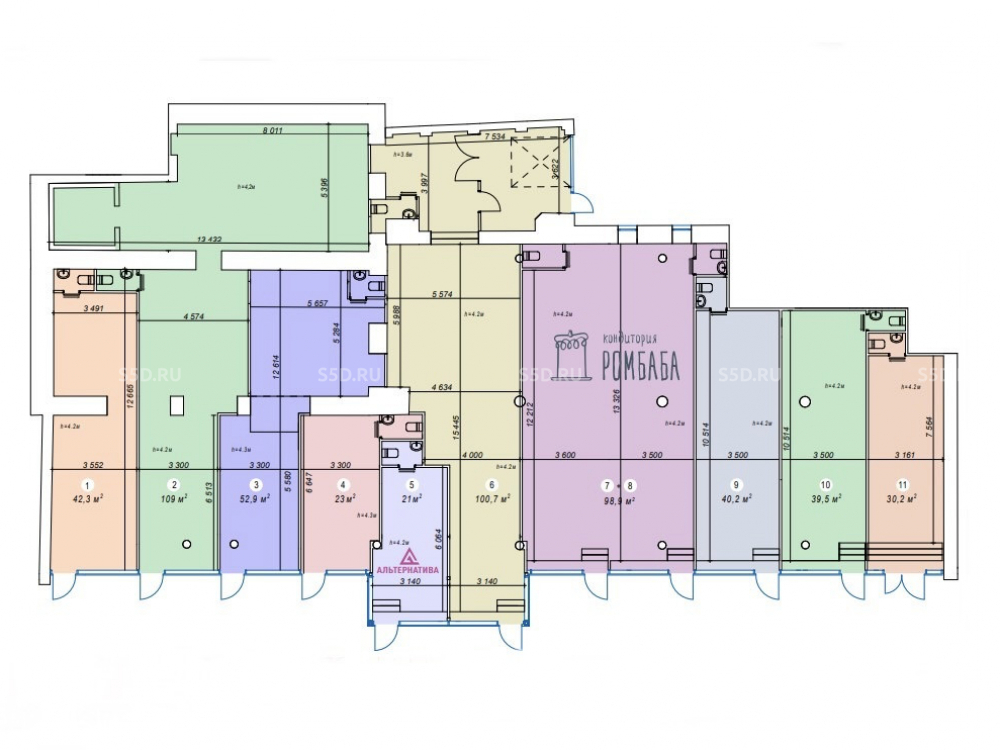 планировка помещения