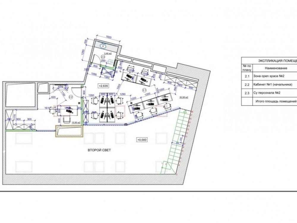 планировка помещения