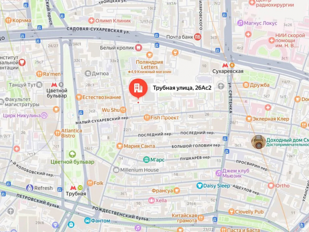 планировка помещения