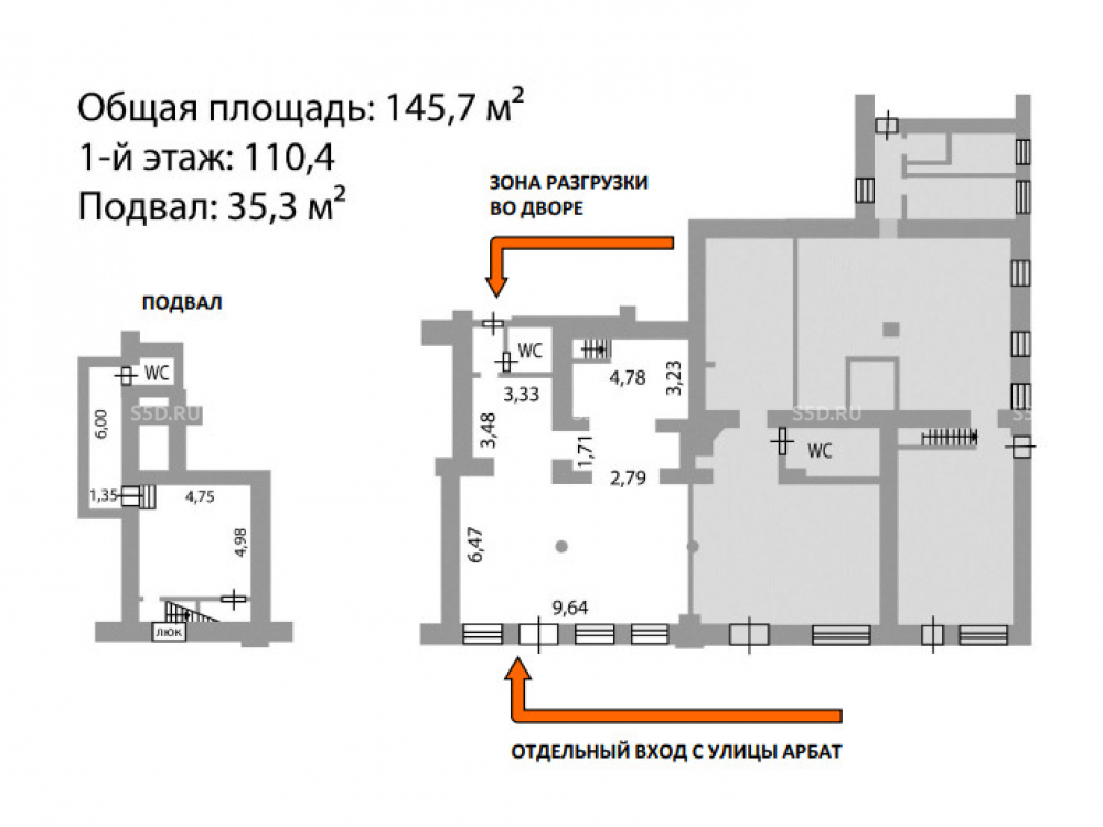 планировка помещения