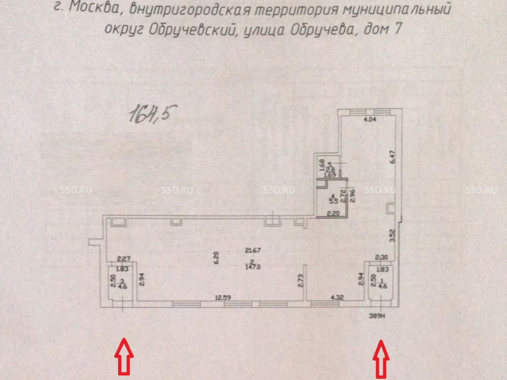 планировка помещения