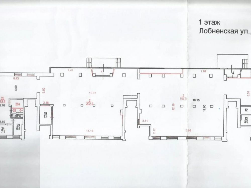 планировка помещения