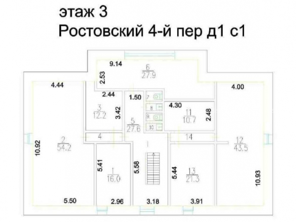 планировка помещения