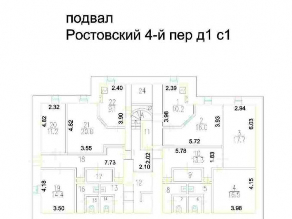 планировка помещения