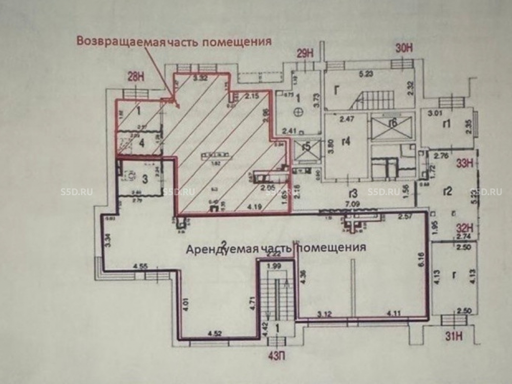 планировка помещения