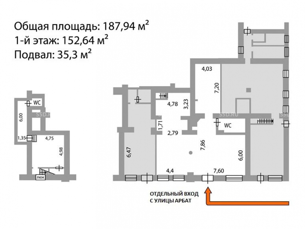 планировка помещения