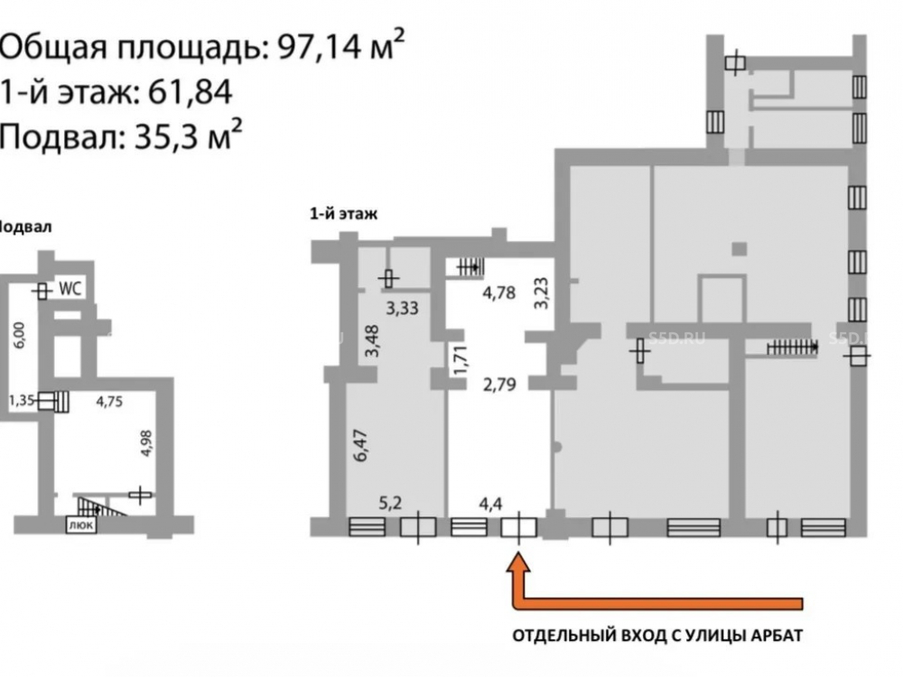 планировка помещения
